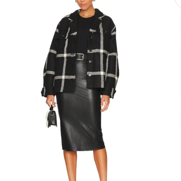 Commando Faux Leather The Perfect Skirt High Rise Pencil Midi size Small - Picture 1 of 7